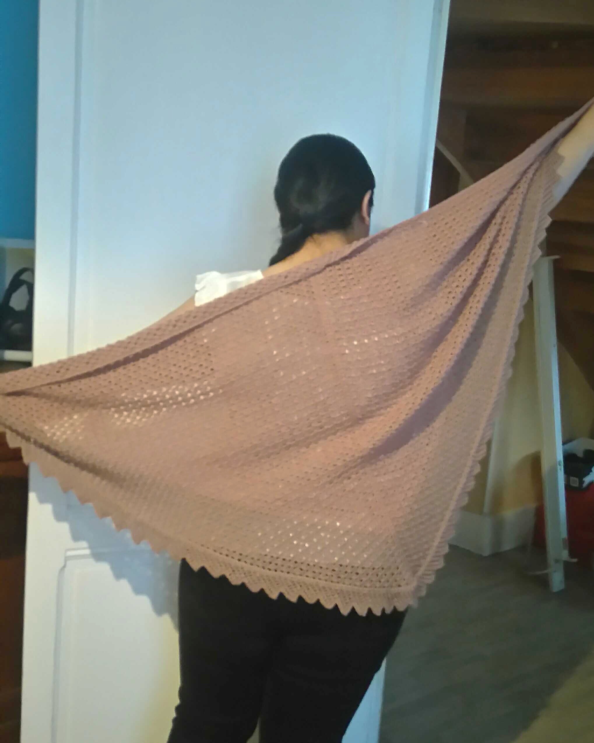  Melissa a utilisé 350g de Fonty 3 soit 1050m 