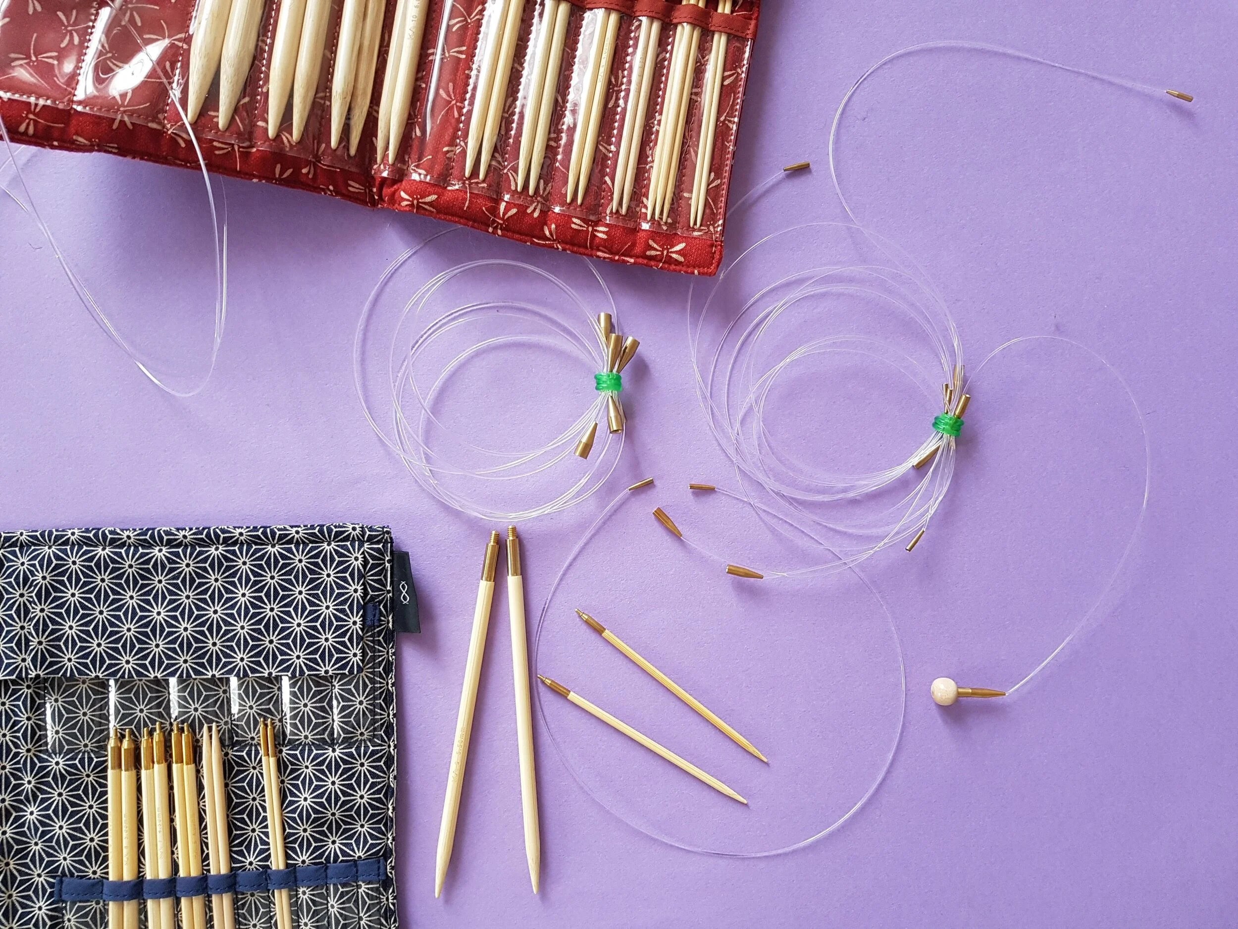  Chez Seeknit, ce ne sont pas deux mais trois diffÃ©rents diamÃ¨tres de pas de vis donc tout autant de jeux de cÃ¢bles dans un kit, câest un peu compliquÃ© (Ã§a vient de loin câest japonais). 