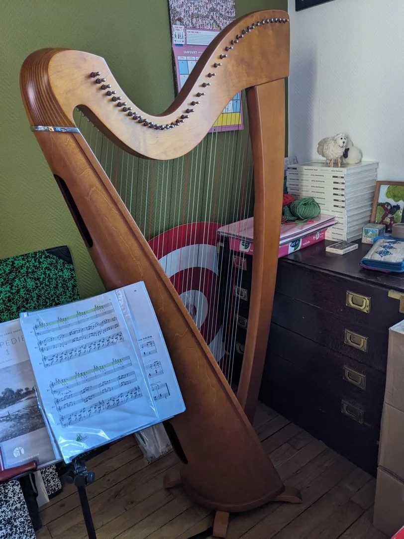  Allez, je crâne avec ma harpe Korrigan … 