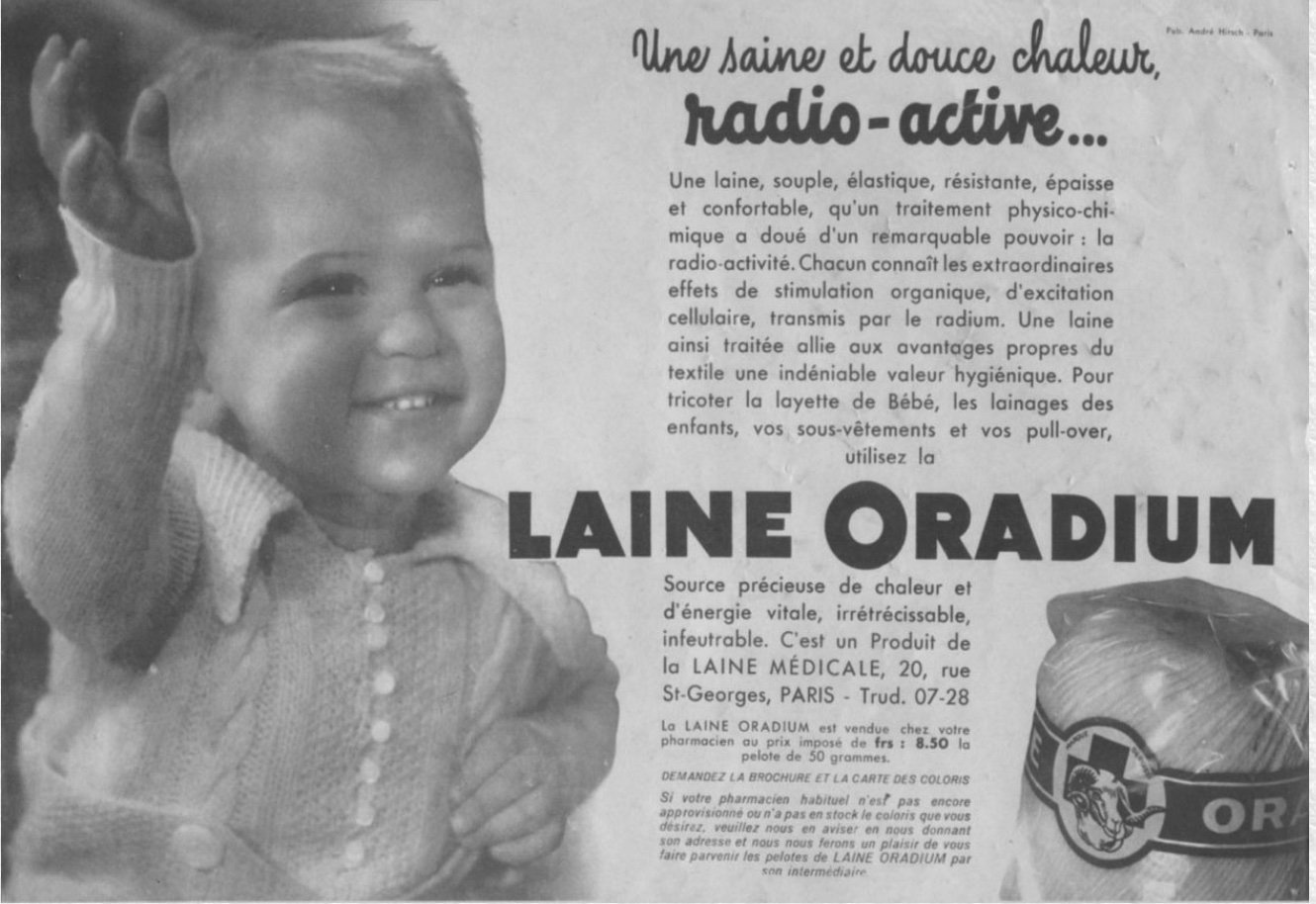  La laine était vendue chez le pharmacien !  