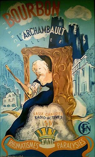  Nous sommes déjà allés au Spa de Bourbon l’Archambault pas loin de chez nous, bizarrement la radioactivité de ses eaux n’est plus mise en avant !  