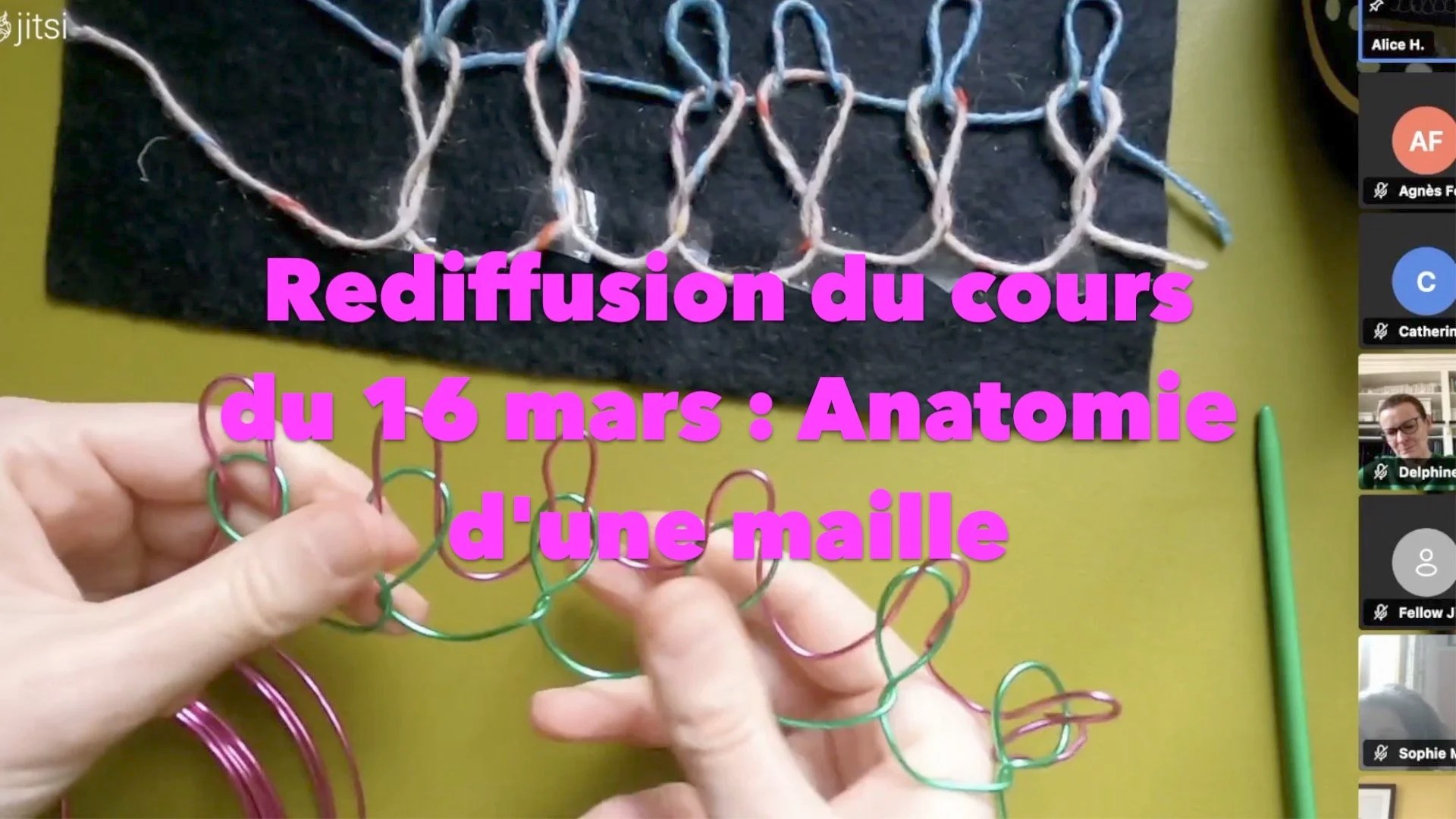   Pour voir le cours d’hier en rediffusion, c’est par ici !  