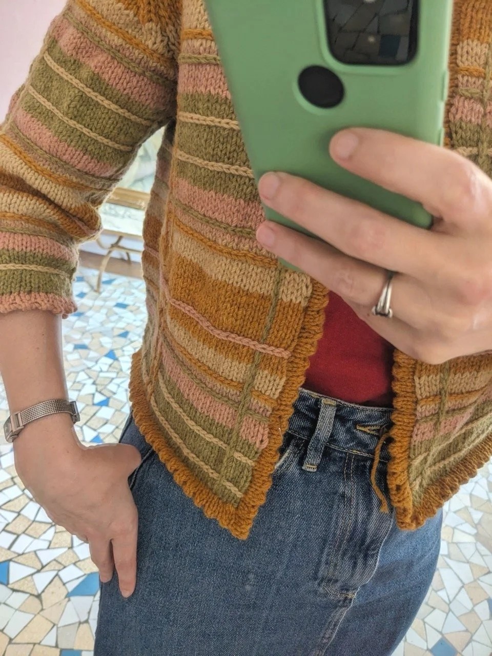   Petit aperçu de ma veste  