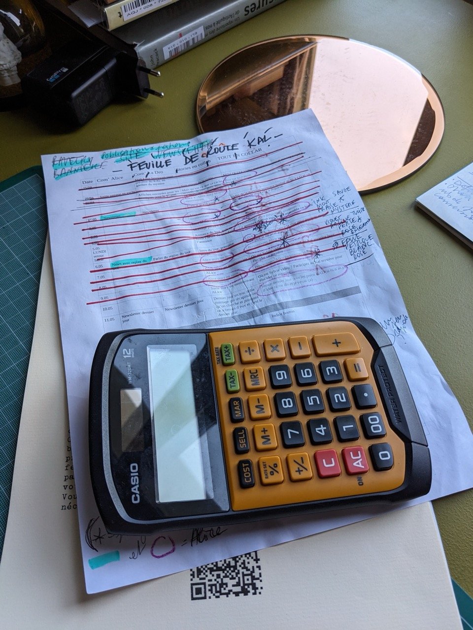   J’avais tout bien imprimé…  