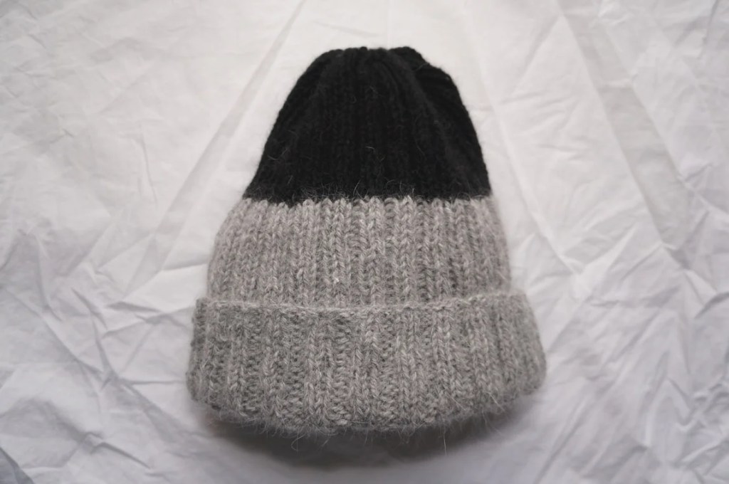 A Boyfriend hat with my chouchou&nbsp;laine