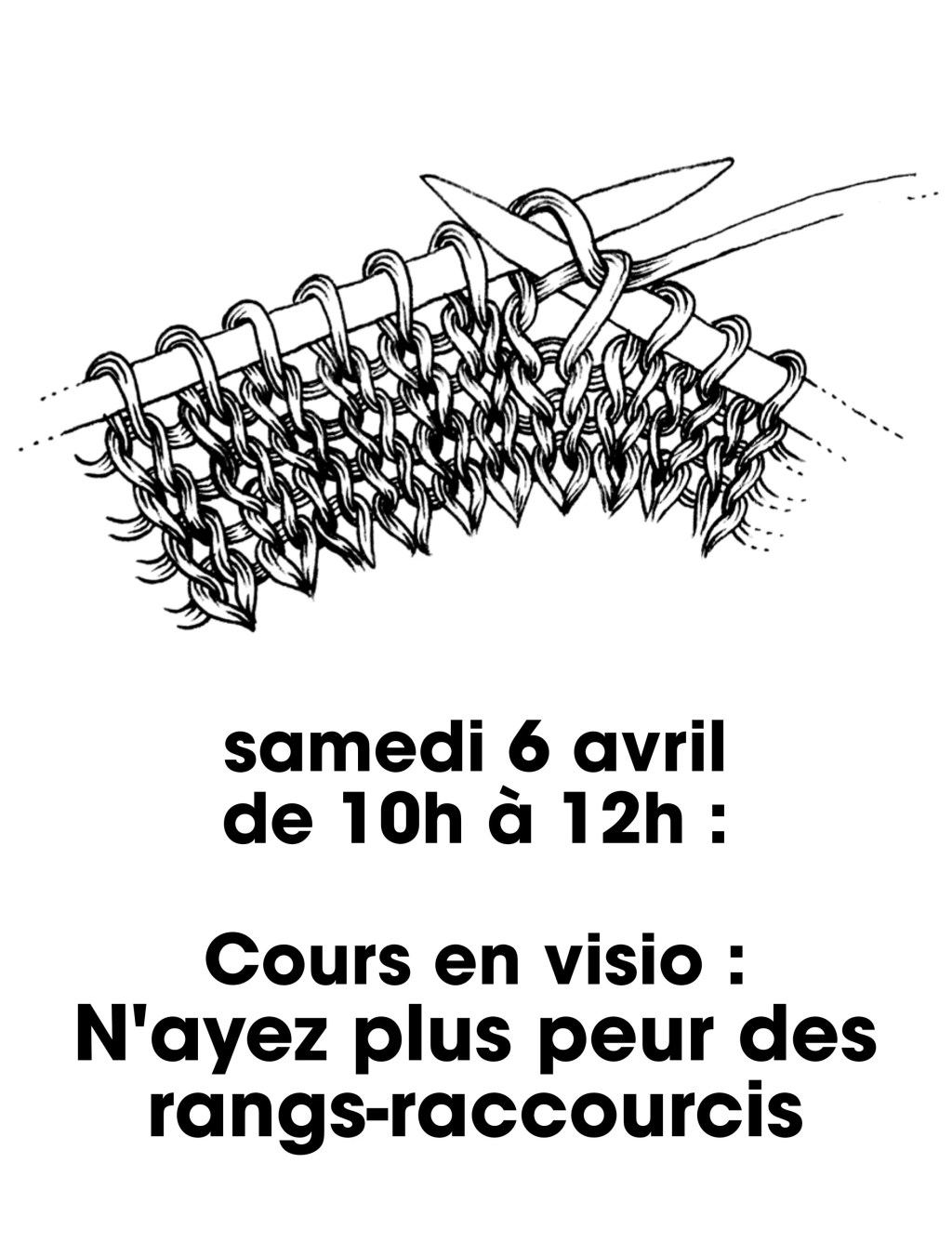 Le programme des cours de tricot est en ligne&nbsp;!