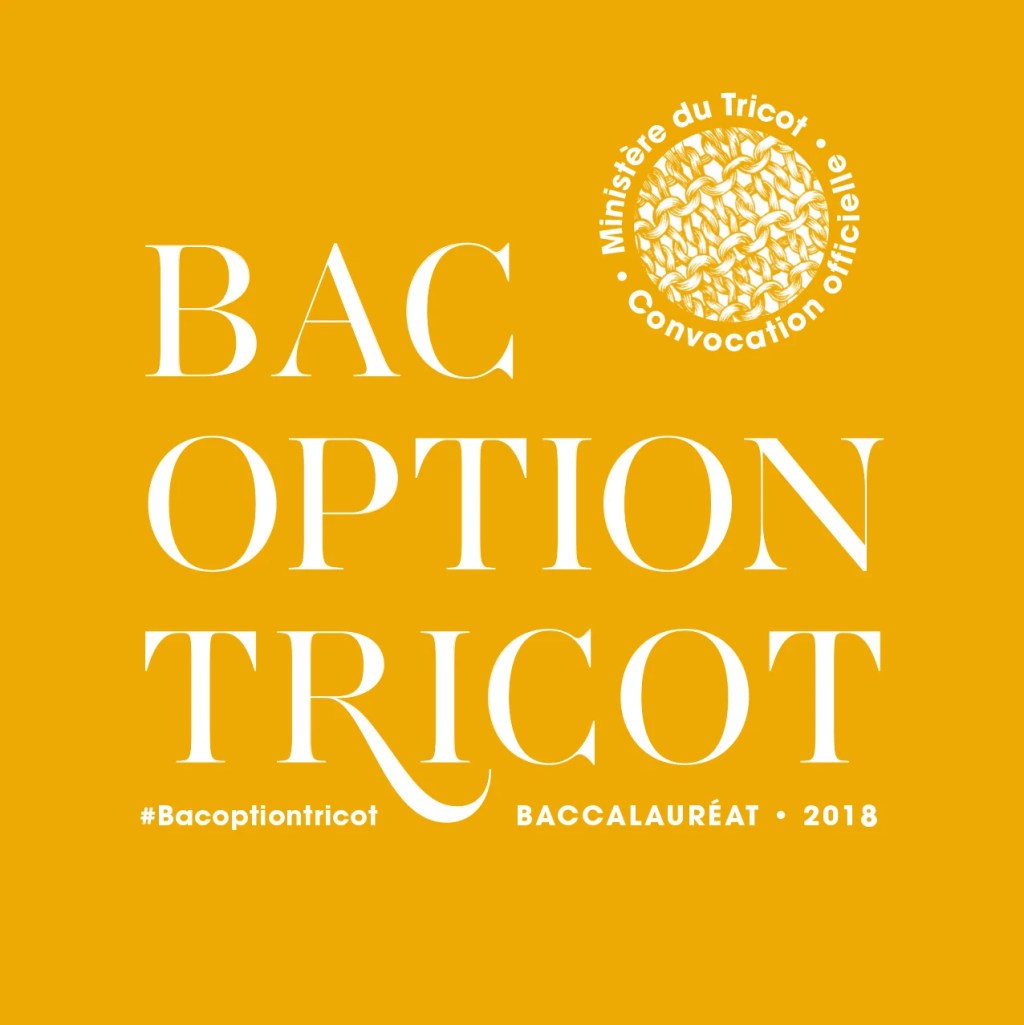 Le bac option tricot 2018, c&rsquo;est parti&nbsp;!