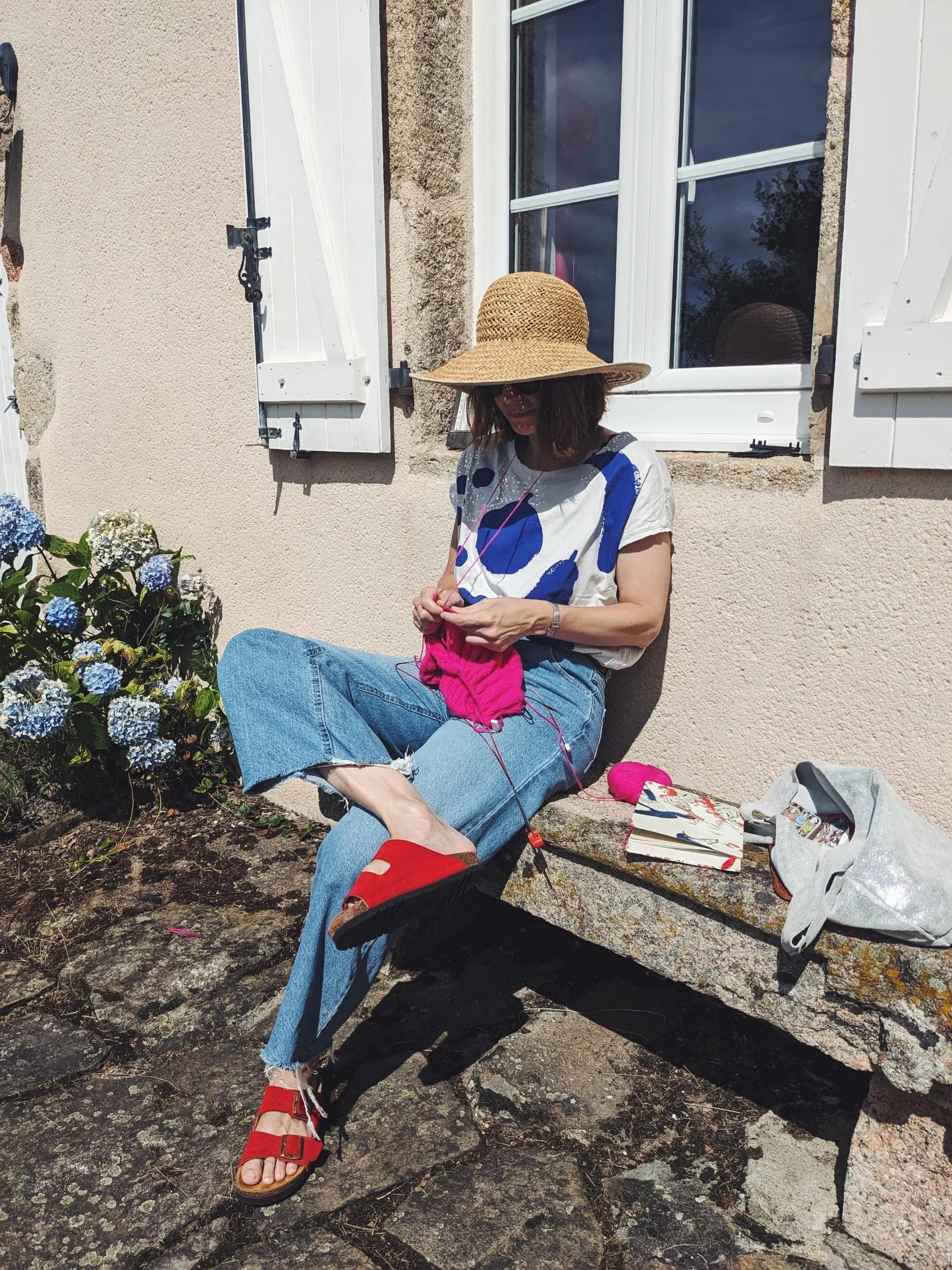 Mes dÃ©buts prometteurs (?) avec le tricot mÃ©thode portugaiseâ¦